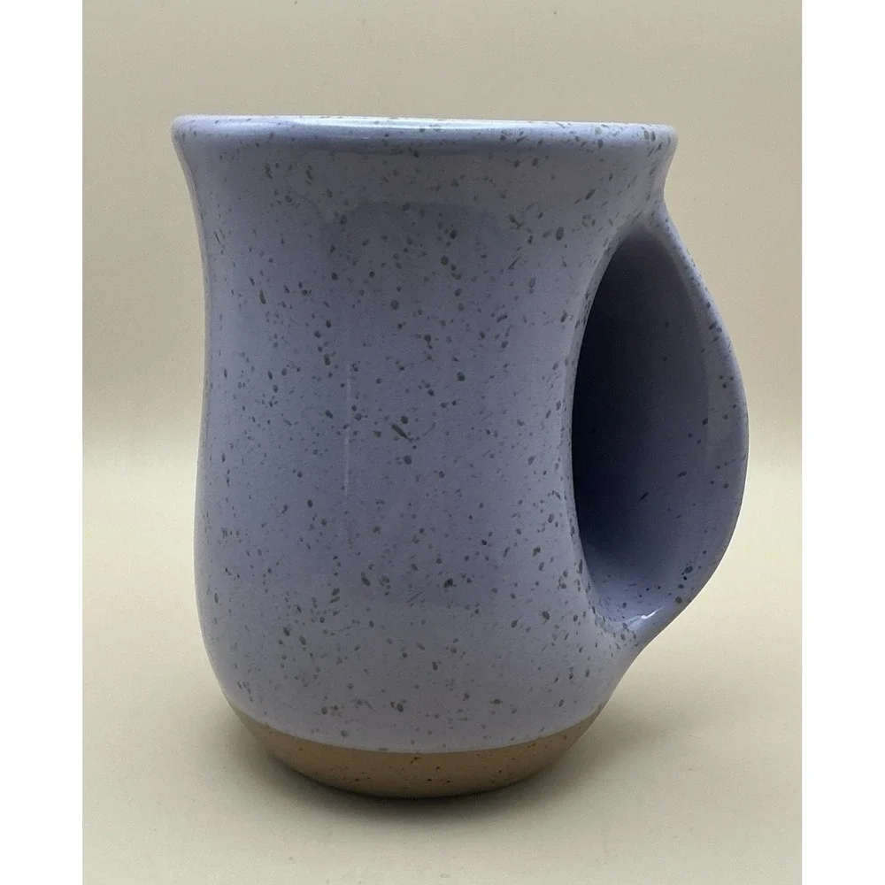Lighthouse Christian Products Handwarmer Mug Speckled Lavender, PRAY Mark 11:24 - Picture 1 of 9